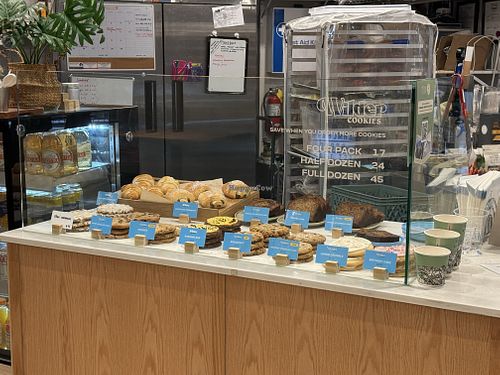 Some vegan and gluten free baked items   at Forecast Coffee - Village Square B in Whistler