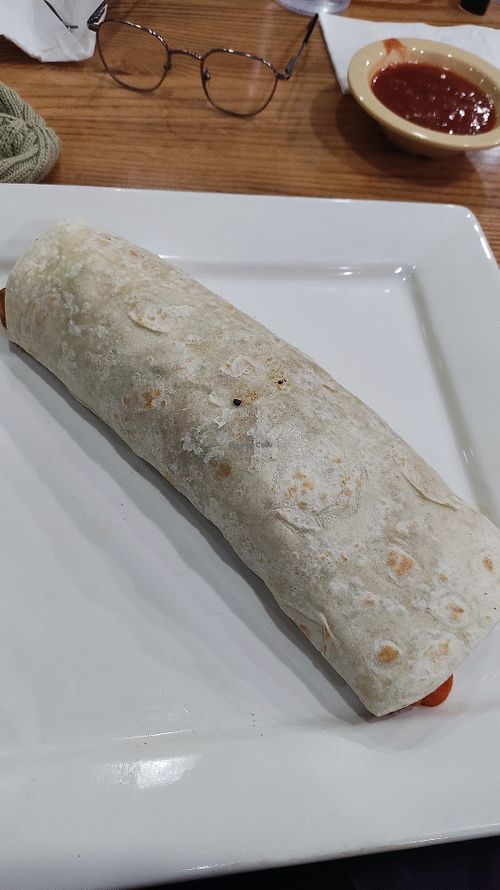 Veggie birito without cheese at Don Nachos Fairburn in Fairburn