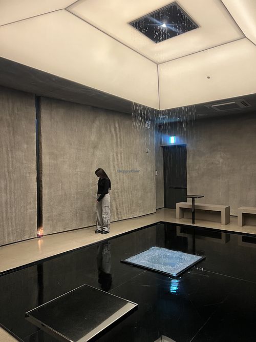 Basement waterfall!  at EERO in Seoul