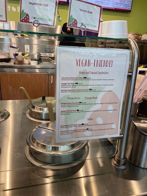 Vegan items at IND - Nature's Table  in Indianapolis