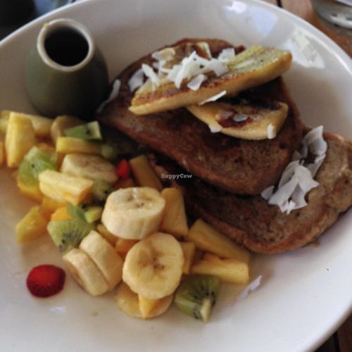 French toast at Greenhouse Factory in Coolangatta
