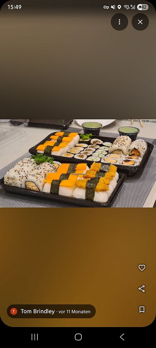  at Sushi Vegano in Curitiba