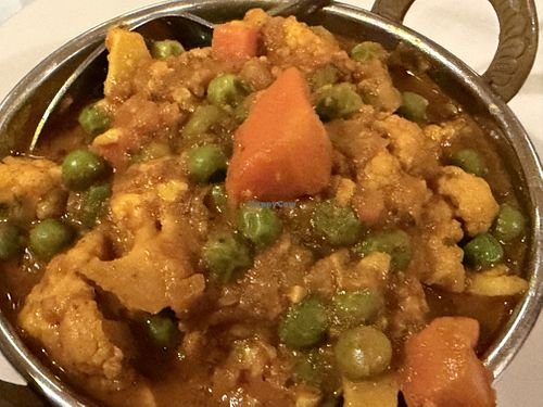 Gobi Mutter / added carrots 🥕   at Darbar Kitchen in Santa Rosa