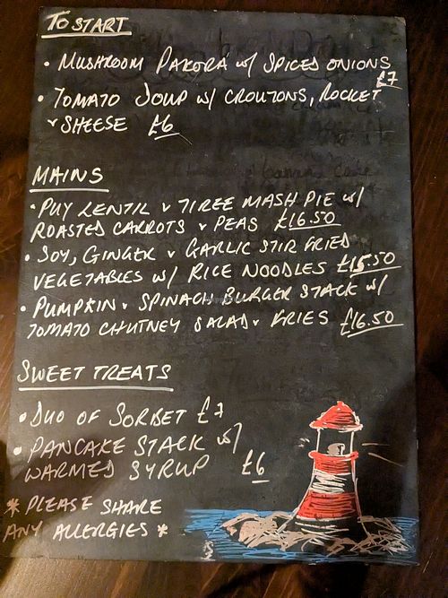  at Alan Stevenson House Restaurant in Isle Of Tiree