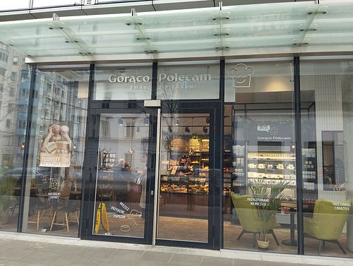 Entrance at Gorąco Polecam in Warsaw