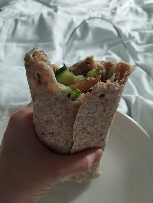 Wrap with plant chicken at Gorąco Polecam in Warsaw