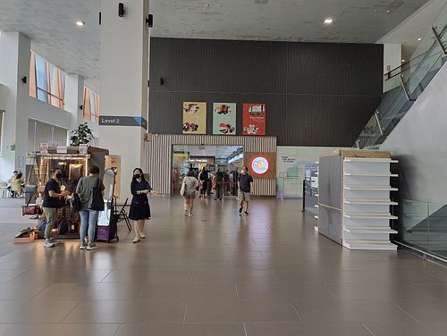 Food court is located at level 2 at Compassion Vegetarian Cuisine 慈悅素 in Central Singapore