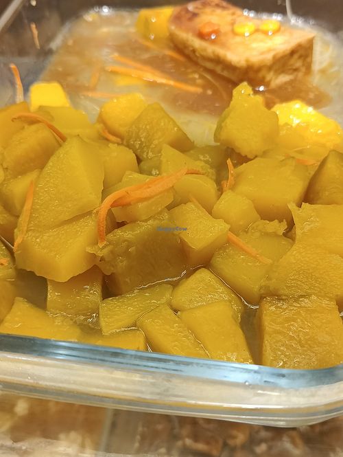 Pumpkin at Compassion Vegetarian Cuisine 慈悅素 in Central Singapore