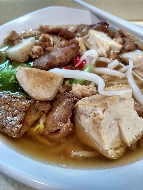 Soupy Mee Tai Mak @S$4.5 at Compassion Vegetarian Cuisine 慈悅素 in Central Singapore