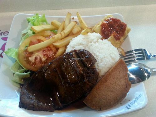 Must try. at Compassion Vegetarian Cuisine 慈悅素 in Central Singapore