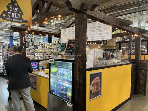 Food stall  at C'est cheez in London