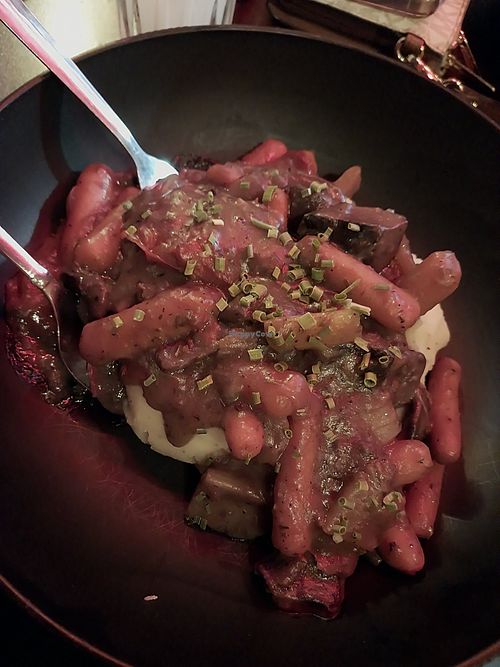 VCC 2025: mushroom bourguignon at 3rd Shift Kitchen  in Springfield