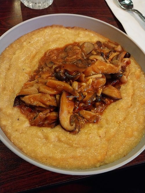 VCC 2024: mushroom polenta at 3rd Shift Kitchen  in Springfield