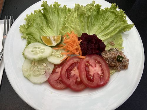 Salada de acompanhamento dos pratos   at Mariá Restobar in Goncalves