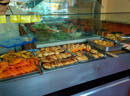 Buffet variety ... at Sofia - Maybe closed in Mendoza