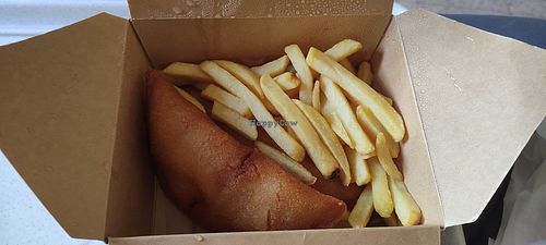 Empanada de soja texturizada at Goggy Vegetarian in Mostoles