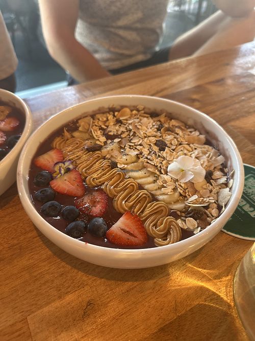Açai bowl goodness   at Little Byrd in Ascot Vale
