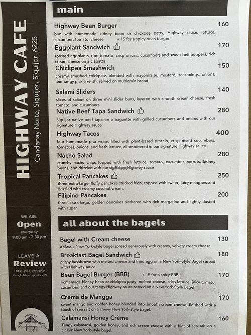   at Highway Cafe in Siquijor