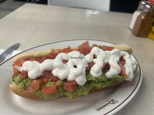 Vegan Hot dog  at SCL - Dominó - T1 in Santiago