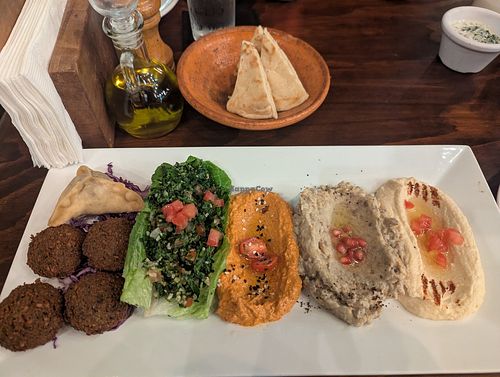 Vegan collection at Tahini in Playa Del Carmen