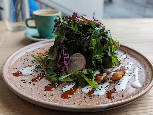 Kimchi pancake at Little Bird Kitchen in Auckland