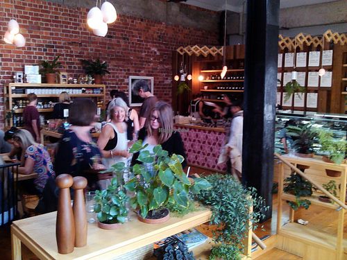 Very popular lunch time restaurant. Caters to eating at tables or take away. Moderately priced for near city. at Little Bird Kitchen in Auckland