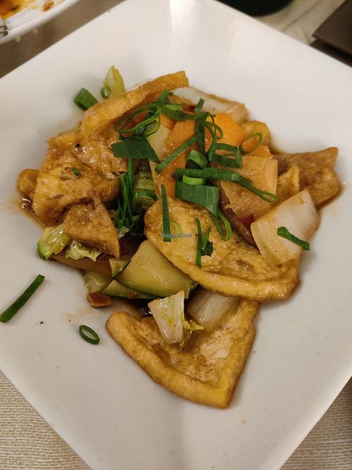 Sauteed tofu at Cicchetteria Cinese Zhu in Vicenza