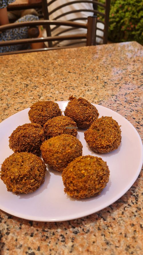 Falafel at Nabatean Restaurant in Wadi Musa
