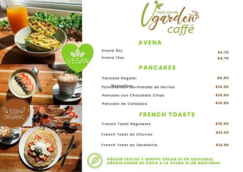   at VGarden Caffé in Luquillo