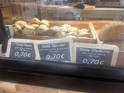 All scones are vegan  at Comme Autrefois in Aix-les-bains