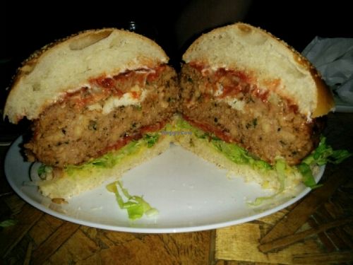 'Yokozuna' burger (500 gram) at Green Shack in Tel Aviv