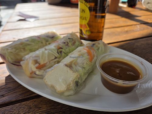Spring roll at Miss Saigon in Christchurch