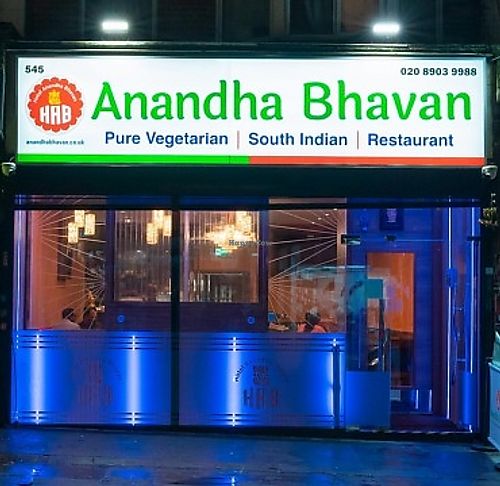  at Anandha Bhavan in North West London