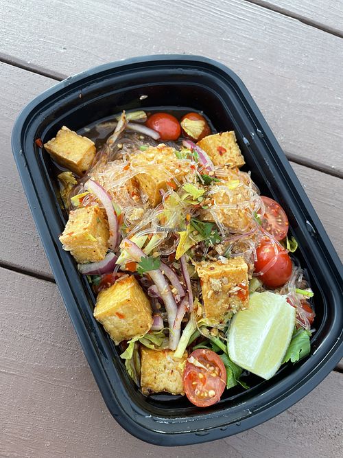 Tofu Glass Noodle Saladd  at Asian Fusion   in Pensacola