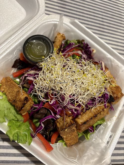 Ensalada Aminoteka pedida para llevarr  at Pura Vida Resto in La Barra