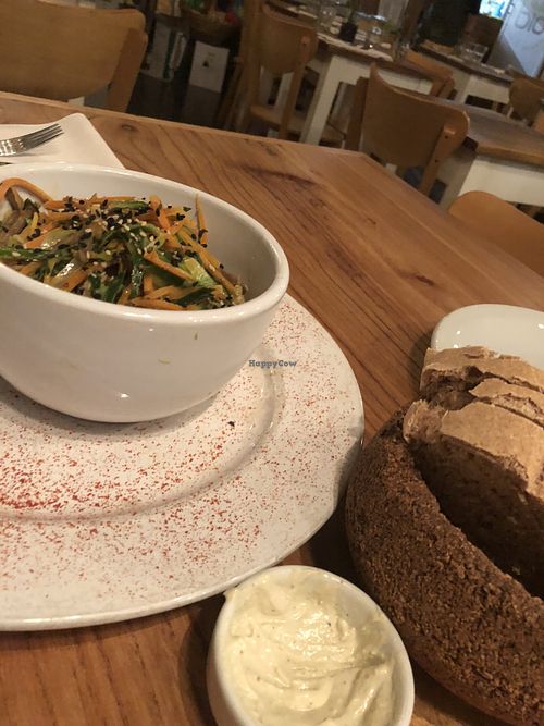 Green seitan  .. really good one ... vegan  at Bio Solo Organico in Buenos Aires