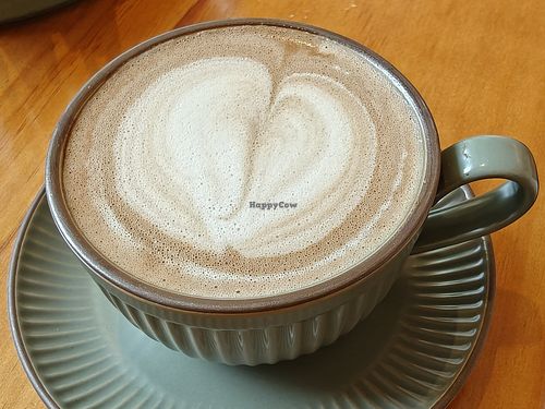 Mocca with oat milk at MOD CAFE in East Singapore