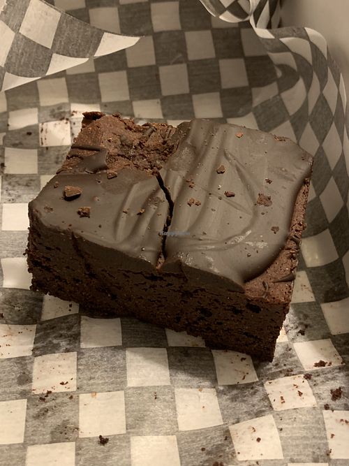 Vegan brownie  at Kopi Cafe in Hammonds Plains