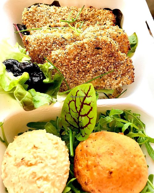 celeriac cutlets at Lazagne in Amsterdam