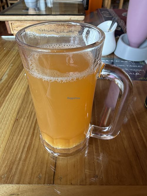Hot Ginger Tea  at Chimath Tibetan Kitchen in Leh
