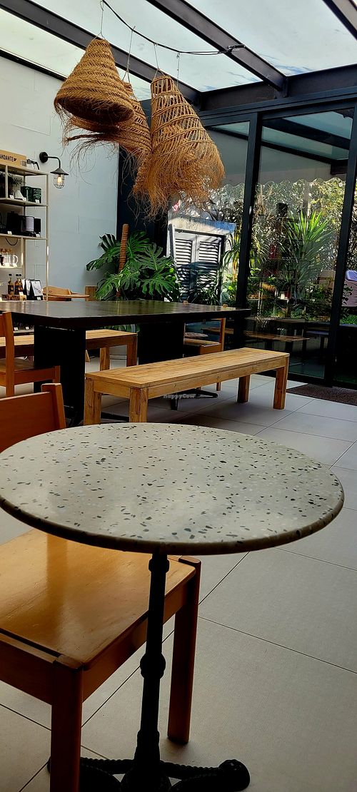 Close to the terrace at Humble Anchor Coffee Roasters in Vila Do Conde