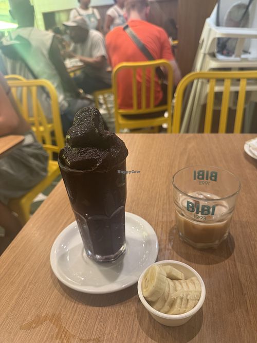 Açai and oat iced cappuccino  at Bibi Sucos in Rio De Janeiro