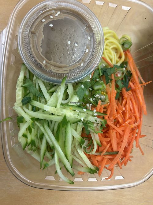 Cold sesame noodles   at Taiwan Best Mart in Sacramento