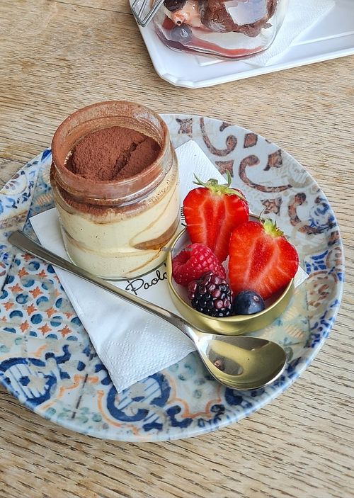 tiramisù vegan at Pasticceria Paolo Riva in Treviglio