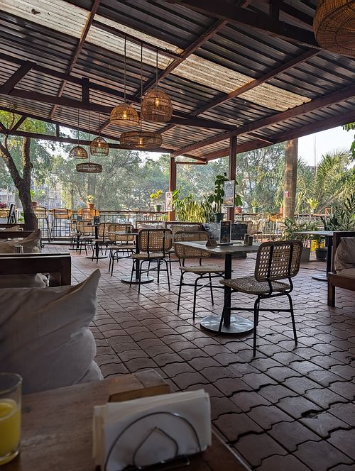 Restaurant at Revive by Ark Organics in Kampala
