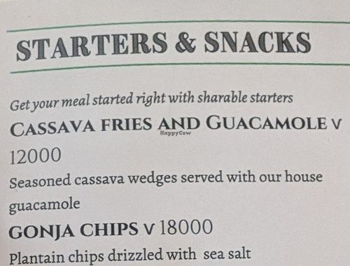 Snacks for vegans at Endiro Coffee in Kampala