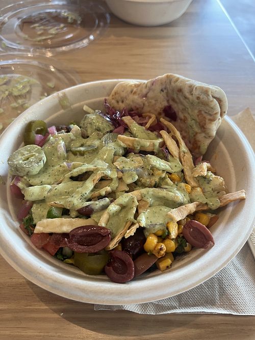 Build your own bowl - yum!   at CAVA - Oak Park Mall in Overland Park