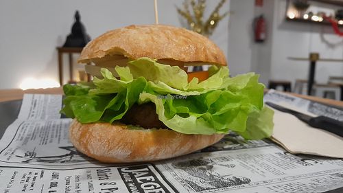 Vegana sabor carne at Burguer City in Betanzos