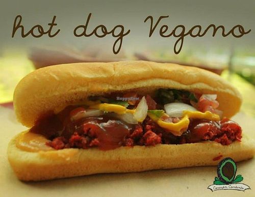 hotdogs vegan at Corazon Contento in Cancun