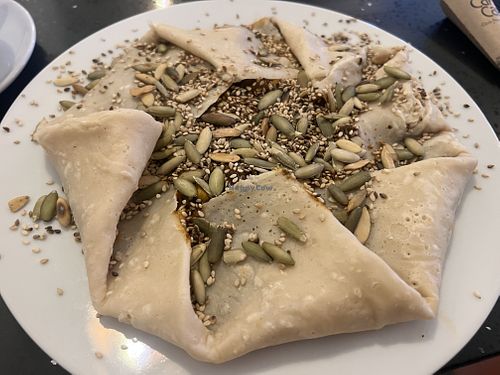 Vegan savory crêpe  at Cafe Cafe Guatemala in Antigua